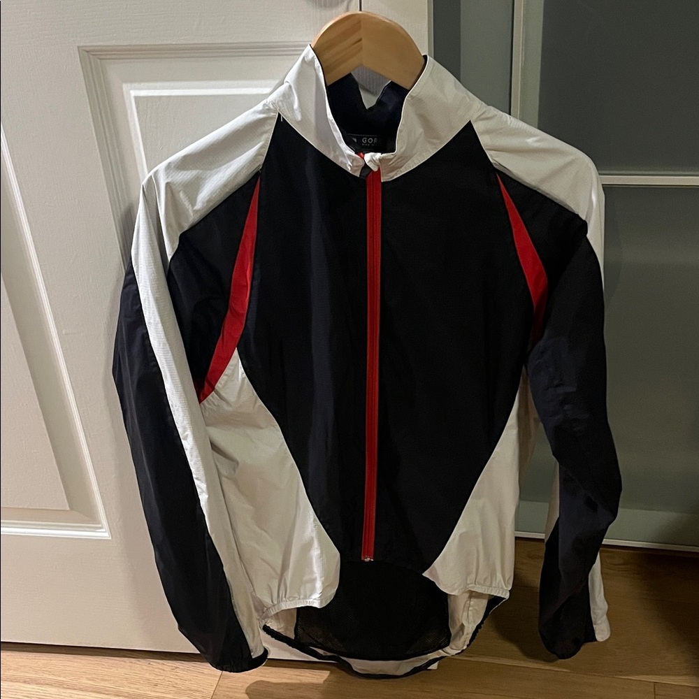 Men's Black and White Performance Jacket